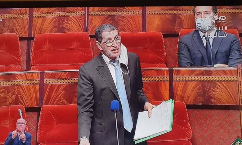 بدون كمامة.. العثماني أمام البرلمان: نعيش وضعية غير مسبوقة وقاسية والملك يتابع الوضعية عن كثب