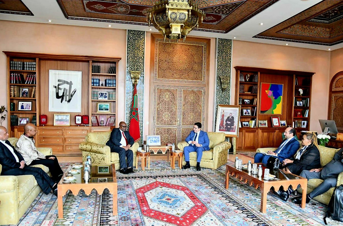 السيد بوريطة يجري مباحثات مع وفد جنوب إفريقي من المؤتمر الوطني الإفريقي
