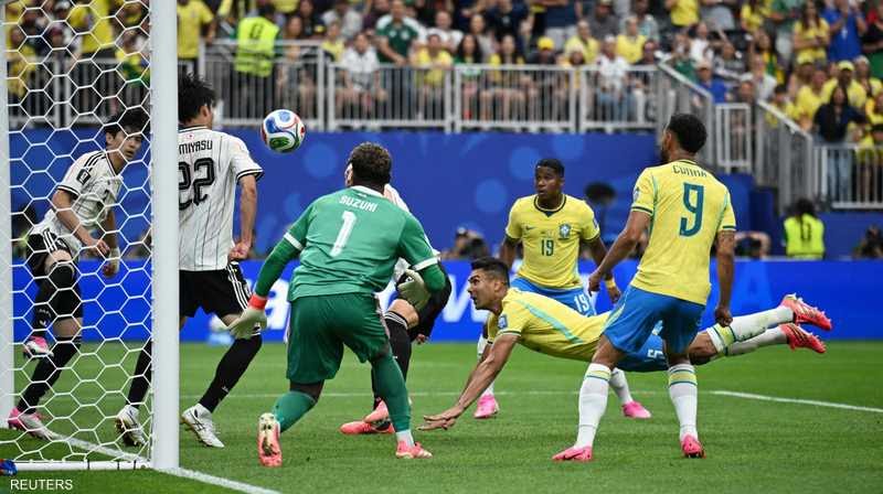 مارتينيلي يطلق رصاصة الرحمة.. والبرازيل تهرب من فخ اليابان في مونديال 2026
