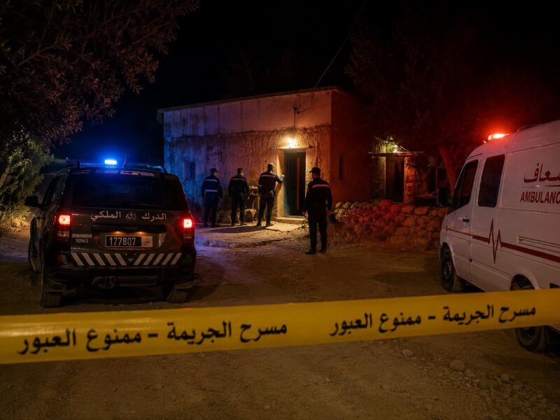 جماعة النخيلة إقليم سطات… جريمة عائلية مروعة ابن يقتل والده وجدته بآلة حادة